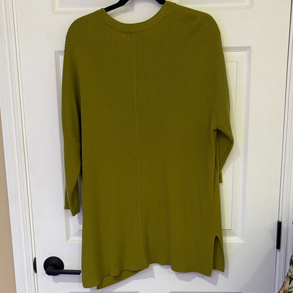 EUC Liverpool Women's Green Wool Blend Crewneck Shirt Pullover Sweater Top XL - Picture 5 of 7